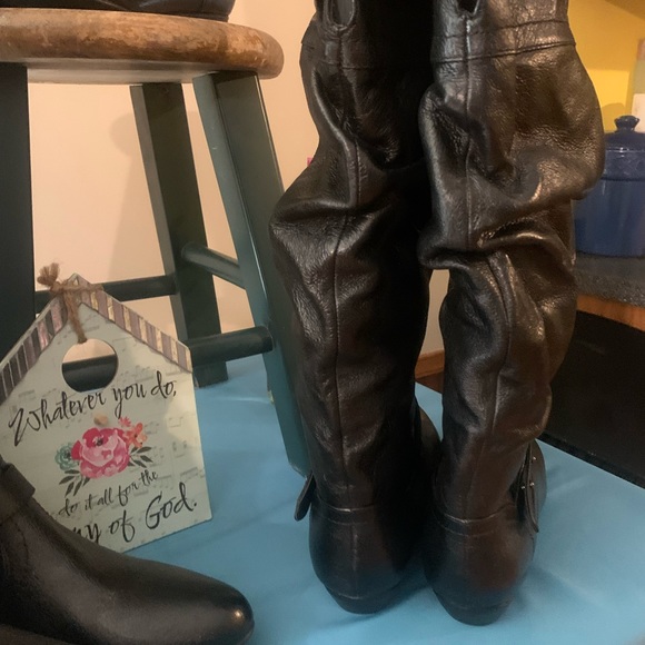 Steve Madden slouchy black boots~NWT~Sz varies - Picture 3 of 8